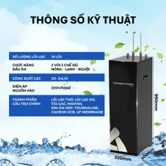 [GIAO LẮP TQ] Máy lọc nước nóng lạnh RO Tân Á Đại Thành Plus 10 Lõi - Chính hãng, Bảo Hành 12 Tháng