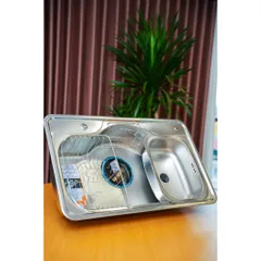 Chậu Rửa Bát Wonang WKJ08551 Inox 304 Bảo Hành 5 Năm Nhập Khẩu Hàn Quốc Chính Hãng