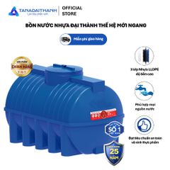 [GIAO MIỀN NAM] Bồn nước nhựa Đại Thành Thế Hệ Mới Ngang 500N-2000N - Chính hãng, Bảo hành 25 năm