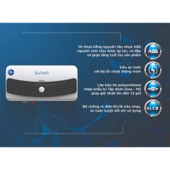 [GIAO LẮP MIỀN BẮC] Bình nóng lạnh gián tiếp Rossi Saphir Ngang (15/20/30 Lít) - Chính hãng, Bảo Hành 7 năm