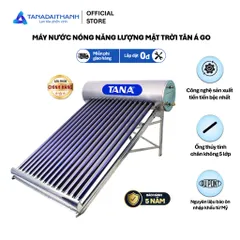 [GIAO MIỀN BẮC] Combo Trữ Sạch Nhiệt Xanh Gồm Bồn Inox 304 Tân Á Ngang 500-2000L và Máy NLMT Tân Á GOLD 160L