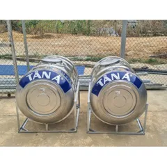 [GIAO MIỀN BẮC] Combo Trữ Sạch Nhiệt Xanh Gồm Bồn Inox 304 Tân Á Ngang 500-2000L và Máy NLMT Tân Á GOLD 160L
