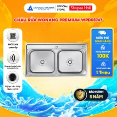 [GIAO MIỀN NAM] Chậu rửa Tân Á Đại Thành Wonang Premium WPD08747 - Chính hãng, Bảo hành 5 năm