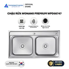 [GIAO MIỀN NAM] Chậu rửa Tân Á Đại Thành Wonang Premium WPD08747 - Chính hãng, Bảo hành 5 năm