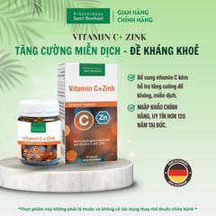 Viên uống bổ sung Vitamin C và Kẽm 60 viên - Tăng cường đề kháng, duy trì sức khỏe - Sanct Benhard