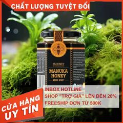✅[CHÍNH HÃNG, CHO KIỂM HÀNG] Mật ong Jahoney Manuka MGO 250+ 380g (kèm túi + hộp)