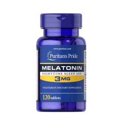 Viên uống hỗ trợ giấc ngủ Puritan’s Pride Melatoniin 3mg 120 viên
