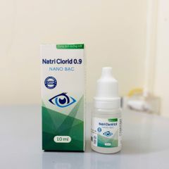 Dung dịch nhỏ dưỡng mắt Natri Clorid Nano Bạc - an toàn cho trẻ nhỏ