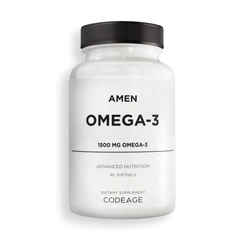 Viên Uống Dầu Cá Codeage Amen Omega-3 1500mg - Bổ Sung Omega-3 Hỗ Trợ Sức Khỏe Tim Mạch, Thị Giác NK chính ngạch