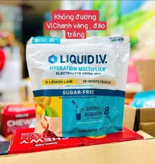 Bột Điện Giải Liquid I.V. Hydration Multiplier, 30 Gói, Sugar Free. 748505