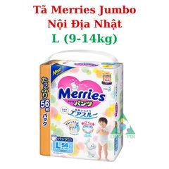 Tã Bỉm Merries Nhật Bản Jumbo Siêu Thấm Hút Chống Hăm Khô Thoáng Đủ Size M66 M76 L56 XL50 XXL32 755954