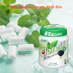 Singum Clorets Bạc Hà Thơm Miệng - Kẹo Cao Su Khử Mùi Hôi Hiệu Quả - Clorets White Gum Trắng Răng