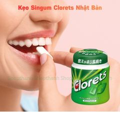Singum Clorets Bạc Hà Thơm Miệng - Kẹo Cao Su Khử Mùi Hôi Hiệu Quả - Clorets White Gum Trắng Răng
