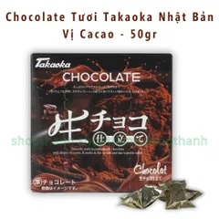 Chocolate tươi Takaoka Konayuki Nhật Bản 155g – Hương Vị Thơm Ngọn, Kết Cầu Mềm Mịn Tan Chảy.