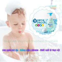 Dầu Gội, Xả Tạo Bọt Cho Bé K ao Kids Nhật Bản – Không Cay Mắt, Dịu Nhẹ, An Toàn Cho Bé, Bé Dễ Tự Gội