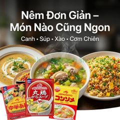 Hạt Nêm Nhật Bản Ajinomoto Cho Các Món Canh Chiên Xào An Toàn, Tăng Hương Vị Cho Bữa Ăn Của Gia ĐÌnh 755983