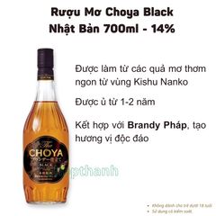 Rượu Mơ Choya Chai 700ml - Nồng Độ 14% - Rượu Mơ Ngâm Kishu Nhật Bản {Shop Thanh}