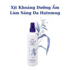 Xịt Khoáng Giữ Ẩm Dưỡng Trắng Da Hatomugi Nhật Bản