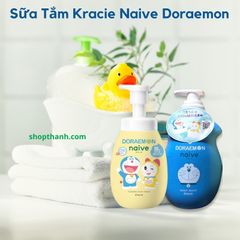 Sữa Tắm Kracie Naive Doremon Nhật Bản - Bọt Mịn Dịu Nhẹ Thành Phần Thực Vật  Hương Đào Tự Nhiên