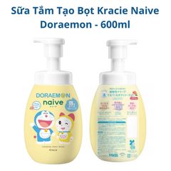 Sữa Tắm Kracie Naive Doremon Nhật Bản - Bọt Mịn Dịu Nhẹ Thành Phần Thực Vật  Hương Đào Tự Nhiên