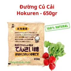 Đường Củ Cải Nhật Bản Hokuren 650g - Ngọt Lành Tự Nhiên, Hỗ Trợ Tiêu Hóa, An Toàn Cho Bé & Gia Đình