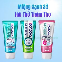 Kem Đánh Răng Kao NEXDENT Nhật Bản -  Làm Sạch Sâu Ngừa Sâu Răng Và Trắng Răng Tự Nhiên Cho Gia Đình