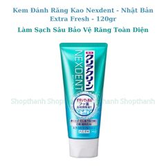 Kem Đánh Răng Kao NEXDENT Nhật Bản -  Làm Sạch Sâu Ngừa Sâu Răng Và Trắng Răng Tự Nhiên Cho Gia Đình