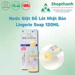 Nước Giặt Đồ Lót Lingerie Soap 120ml Kobayashi Nhật Bản - Tẩy Sạch Kháng Khuẩn Dịu Nhẹ Bảo Vệ Đồ Lót