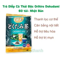 Trà thải độc diếp cá Dokudami Orihiro túi 60 gói 756060