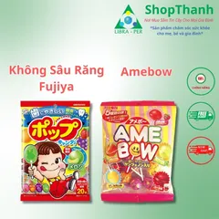Kẹo Mút Trái Cây Cho Bé Ribon Ame Bow, Fujiya, Kodomo IQ, Kodomo CA Nhật Bản 756064