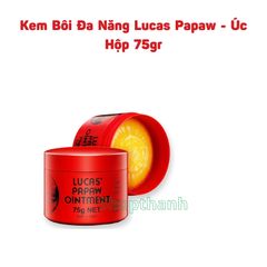 Kem Dưỡng Đa Năng Lucas' Papaw Ointment - Giúp Dưỡng Ẩm, Làm Dịu Da, Chăm Sóc Da Nhạy Cảm, Hỗ Trợ Làm Lành Vết Thương
