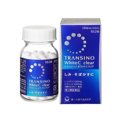 (120 viên) Viên uống trắng da Transino White C Clear 120 viên - Chống nám, bổ sung vitamin C tự nhiên, làm da sáng mịn, Nhật Bản NK chính ngạch
