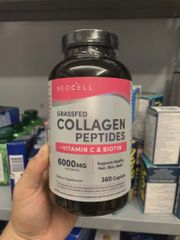 Viên uống Collagen NeoCell Grassfed Collagen Peptides Vitamin C Biotin 360 viên