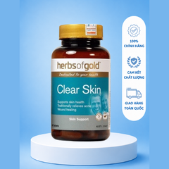 Herbs of Gold Clear Skin (60 Viên) - Viên Uống Hỗ Trợ Giảm Mụn & Sức Khỏe Làn Da