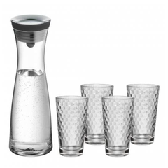Bộ bình nước thủy tinh WMF Basic 5 món