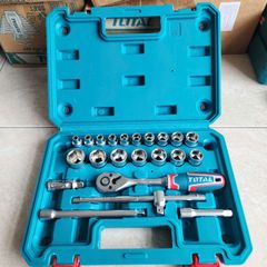 (T17) BỘ TUÝP 3 8 INCH 22 CHI TIẾT TOTAL THT38122 CHUYÊN NGHIỆP CHO MỌI CÔNG VIỆC SỬA CHỮA