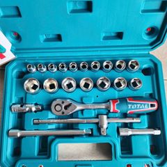 (T17) BỘ TUÝP 3 8 INCH 22 CHI TIẾT TOTAL THT38122 CHUYÊN NGHIỆP CHO MỌI CÔNG VIỆC SỬA CHỮA