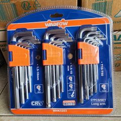 (T17) COMBO 3 BỘ LỤC GIÁC WADFOW WHK5203 ĐẦU BẰNG ĐẦU BI VÀ TORX 27 CHI TIẾT CHUYÊN DỤNG