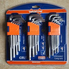 (T17) COMBO 3 BỘ LỤC GIÁC WADFOW WHK5203 ĐẦU BẰNG ĐẦU BI VÀ TORX 27 CHI TIẾT CHUYÊN DỤNG