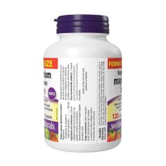 Viên Uống Webber Naturals Magnesium Bisglycinate 200mg - Bổ Sung Magie Hữu Cơ Cho Sức Khỏe - Tem Nhập Khẩu Chính Hãng 756449