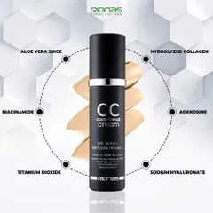 KEM NỀN CHỐNG NẮNG CC CREAM RONAS HÀN QUỐC