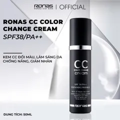 KEM NỀN CHỐNG NẮNG CC CREAM RONAS HÀN QUỐC