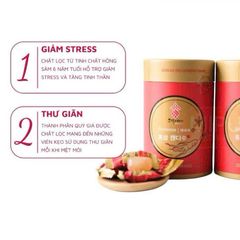 Hũ kẹo hồng sâm Renesse Sobeak Korean Red Gingseng cao cấp Hàn Quốc 200g