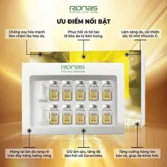 TINH CHẤT RONAS VITA-CELL SOLUTION PHỤC HỒI & DƯỠNG SÁNG DA 10 lọ x 5ml