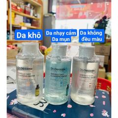NƯỚC TẨY TRANG DR.OGIDERM 500ML SẠCH SÂU, DỊU NHẸ, CHĂM DA TỪ BƯỚC ĐẦU TIÊN