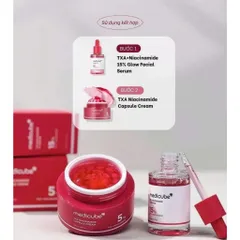 SERUM VÀ KEM DƯỠNG MEDICUBE TXA + NIACINAMIDE SÁNG DA MỜ THÂM ĐỀU MÀU HIỆU QUẢ