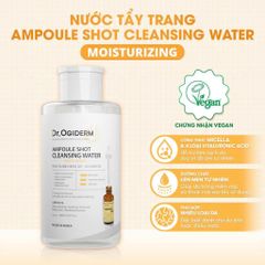 NƯỚC TẨY TRANG DR.OGIDERM 500ML SẠCH SÂU, DỊU NHẸ, CHĂM DA TỪ BƯỚC ĐẦU TIÊN
