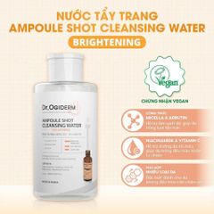 NƯỚC TẨY TRANG DR.OGIDERM 500ML SẠCH SÂU, DỊU NHẸ, CHĂM DA TỪ BƯỚC ĐẦU TIÊN