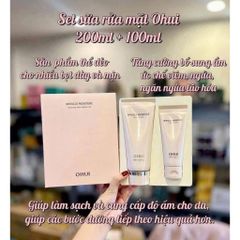 SET SỮA RỬA MẶT OHUI HỒNG