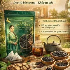 TRÀ NGŨ CỐC TỪ ĐẬU ĐEN MÈ ĐEN DÂU TẰM KỶ TỬ GẠO LỨC HÀN QUỐC ĐẸP TỪ TRONG KHỎE TỪ GỐC